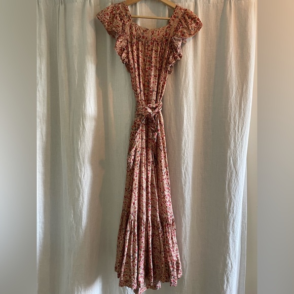 Doen Sonnet dress. Pink valley floral. Size Xs - Picture 9 of 9